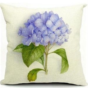 New Purple Hydrangea Accent Pillow Cover